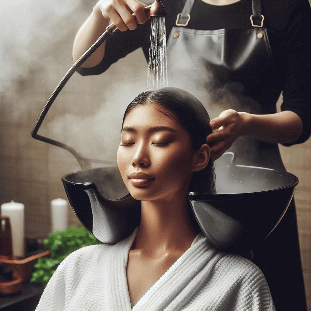 Hair and scalp steaming is the process of using moist heat to help open up the hair follicles and pores on your scalp to remove toxins and allow better absorption of the plant nutrients that are in our raw vegan shampoo and conditioner.