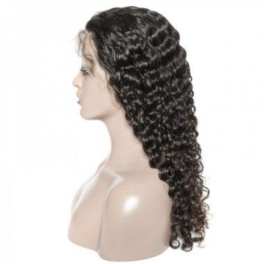 Transparent Lace Frontal Wigs - Deep Wave  