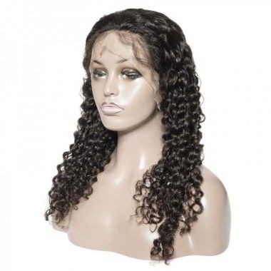 Transparent Lace Closure Wigs - Deep Wave 