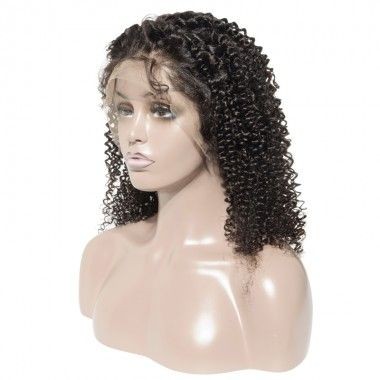 Transparent Lace Frontal Wigs - Kinky Curly   