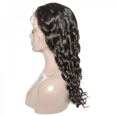 Transparent Lace Frontal Wigs - Loose Curl 